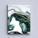 Модульная картина Холстович Green & Gold Foil Line Abstract 135х60 см. Абстрактная модульная картина для гостиной, спальни, кухни, офиса, интерьера - изображение 6