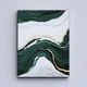Модульная картина Холстович Green & Gold Foil Line Abstract 135х60 см. Абстрактная модульная картина для гостиной, спальни, кухни, офиса, интерьера - изображение 7