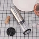 Подарунковий набір для вина 4 в 1 Zally ProWine PV2 Silver Акумуляторний електроштопор з різаком, аератор і вакуумний корок - зображення 3