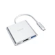USB-хаб HOCO HB14 Easy use Type-C adapter(Type-C to USB3.0+HDMI+PD) Silver (6931474725790) - изображение 2