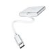 USB-хаб HOCO HB14 Easy use Type-C adapter(Type-C to USB3.0+HDMI+PD) Silver - изображение 5