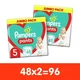 Набор Подгузников-трусиков Pampers Pants Размер 5 Эластичные 96 штук Maxi 12-17 кг Удобные практичные - изображение 1