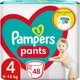 Підгузки-трусики Pampers Pants Розмір 4 Еластичні 48 штук 9-15 кг Зручні практичні - зображення 1