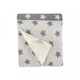 Плед микроплюш Barine Star Patchwork throw black черный 130*170 (svt-2000022233118) - изображение 3