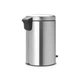 Ведро для мусора Brabantia Pedal Bin 12 л Matt Steel (113604) - изображение 1