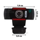 Веб камера Q-T120 ANDOWL HD 1280х720 Чёрная со встроенным микрофоном для компьютера ноутбука крепление на прищепке - изображение 7