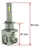 LED лампа Cyclone LED H1 5000K 4600Lm TYPE 33 (1шт) - зображення 2