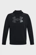 Мужское черное худи UA Armour Fleece Big Logo HD Under Armour 3XL 1373352-001 - изображение 5