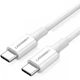 Кабель UGREEN US300 Type-C to Type-C QC4.0 100W White 2м (60552) - изображение 1