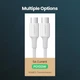 Кабель UGREEN US300 Type-C to Type-C QC4.0 100W White 2м (60552) - изображение 3