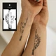 Временные татуировки с животными, для мужчин и женщин TATTOOSHKA "Лев и львица " L-26 - изображение 1