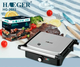 Електрогриль контактний (притискний) Haeger HG-2682 сріблястий 1800W (HG-2682_1022) - зображення 6