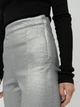 Брюки H&M 38 серебристый 2233520 - изображение 4
