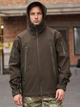 Тактическая куртка утепленная Grifon Squad Soft Shell 1220809 52 Коричневая (ROZ6400158948) - изображение 8