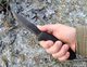 Ніж Morakniv Bushcraft Black Carbon Steel Вуглецева сталь Чорний клинок - изображение 13