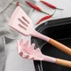 Силіконовий термостійкий кухонний набір Utensil Set з 24 шт Рожевий (41113) - зображення 8