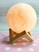Светильник ночник Луна 3 D Moon Light RGB аккумуляторный 14 см с пультом Цветной - изображение 8