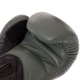 Перчатки боксерские кожаные TWINS BGVL11 VELCRO 14 унций оливковый - изображение 4