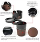 Стакан - Держатель в авто 5 в 1 подстаканник автомобильный CHANGE auto - Multi cup case Черный - изображение 3