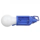 Декоративный светильник светодиодная лампочка на шнурке от батареек UKC Led lamp 15418 синий - изображение 1