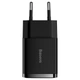Мережевий зарядний пристрій Baseus Compact 10,5W (2 USB) (black) - изображение 4