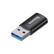 Адаптер перехідник USB на Type-C швидкісний USB 3.1 Gen1 Baseus Ingenuity Series Mini OTG. Black - зображення 4