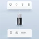 Адаптер перехідник USB на Type-C швидкісний USB 3.1 Gen1 Baseus Ingenuity Series Mini OTG. Black - зображення 5