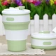 Складной силиконовый стакан Collapsible Coffe Cup 350 ml ( R 30043 ) Фисташковый - изображение 3