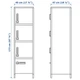 Висока шафа з ящиком і дверцятами 45х172 см IKEA IDASEN темно-сіра (004.963.88) - зображення 5
