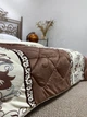 Одеяло Микрофибра 3D Casablanket Антиалергенное с наполнителем холлофайбер 200х230см Коричневый - изображение 3