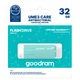 USB флеш накопичувач Goodram 32GB UME3 Care Green USB 3.2 (UME3-0320CRR11) (156690) - зображення 3
