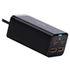 Блок питания Baseus GaN3 Pro 100W (2xUSB, 2xType-C) Quick charge для MacBook/Asus/Lenovo/HP/Google/Huawei/Samsung - изображение 3