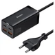 Блок питания Baseus GaN3 Pro 100W (2xUSB, 2xType-C) Quick charge для MacBook/Asus/Lenovo/HP/Google/Huawei/Samsung - изображение 4