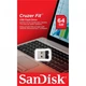 USB флеш накопитель SanDisk 64GB Cruzer Fit USB 2.0 (SDCZ33-064G-G35) - изображение 4