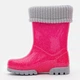Детские резиновые сапоги для девочки Demar Twister Lux 0407 G 34-35 Розовые (5901232050830) - изображение 3