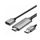 Конвертер адаптер UGREEN CM151 USB to HDMI Digital AV Adapter 1.5m Gray (50291) - зображення 3