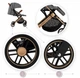 Прогулочная коляска MoMi Estelle grey/gold (WOSP00018) (5900495959034) - изображение 13