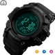 Мужские часы Skmei Processor 1358 Black Compass - изображение 2
