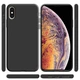 Силиконовый чехол Apple iPhone X Черный (38047) - изображение 2