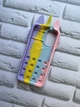 Чехол Однорог Попит Антистресс Поп-Ит Pop It для Xiaomi Redmi Note 10 / Note 10s Поп ит Единорог роз.-фиол. - изображение 2