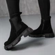 Ботинки женские Fashion Hoofy 3846 37 размер 24 см Черный 4432379 - изображение 2