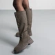 Сапоги женские Fashion Attraction 3852 38 размер 24,5 см Оливковый 4432426 - изображение 7