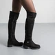 Ботфорты женские зимние Fashion Raven 3841 36 размер 23,5 см Черный 4432351 - изображение 4