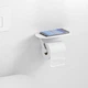 Держатель для туалетной бумаги с полкой HANSGROHE WallStoris 27928700 округлый пластиковый белый - изображение 3