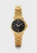 Женские практичные часы Casio LTP-V004G-1BUDF Черные с золотистым - изображение 2