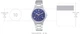Женские часы с хромовым покрытием Casio LTP-V300D-2A2UDF Синие с серебристым - изображение 4