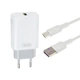 Сетевое зарядное устройство XO L85D QC3.0 с 1USB/18W с кабелем microUSB Белое - изображение 1