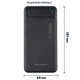 Повербанк Power bank Awei P5K 10000mAh Black (AW10000) - зображення 12