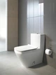 Сидіння для унітазу DURAVIT DURASTYLE 0063790000 із мікроліфтом дюропласт 359x433мм швидкознімне 170мм між кріпленнями біле - зображення 3