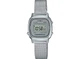 Женские наручные часы CASIO LA670WEM-7EF Серебро\белый экран - изображение 4